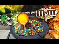 Molten Copper vs M&M's Candy