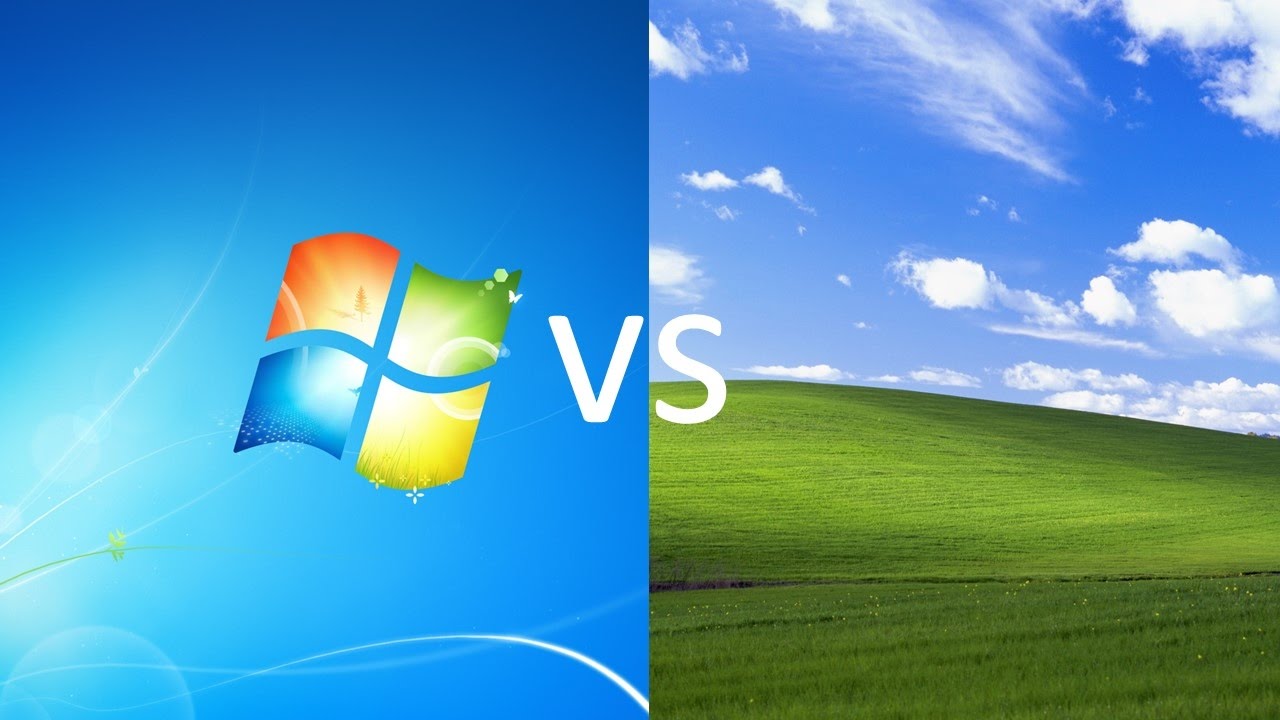 Comparing Windows 7 To Windows Xp Youtube