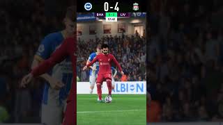 England Premier League - Brighton vs Liverpool | FIFA 23 - Gameplay #Shorts