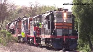 [HD] GGRM Locomotives Depart Niles Canyon: SP 2472, SP 1487, and SP 3194 (02/29/20)