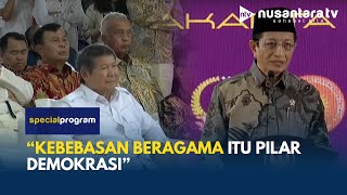 Resmikan Kuil Hindu Terbesar di ASEAN, Menag Nassarudin Umar: Kebebasan Beragama itu Pilar Demokrasi