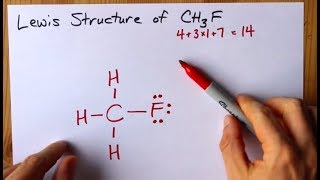 How to Draw the Lewis Structure of CH3F (fluoromethane)