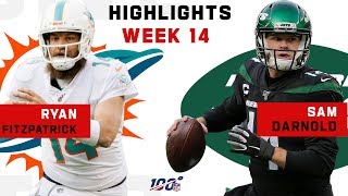Ryan Fitzpatrick Vs Sam Darnold Highlights Nfl 2019