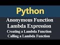 Anonymous Function or Lambda Expression in Python (Hindi)