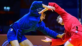 GRUSHKOVSKIY Igor vs PARSAMYAN Hamlet. Youth male 71 kg. European SAMBO Championships 2023