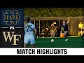 Notre Dame vs. Wake Forest Match Highlights | 2022 ACC Women's Soccer