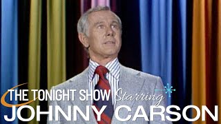 A Fly Interrupts Johnny's Valentine's Day Monologue | Carson Tonight Show