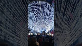 Ostende oostende light show licht illumination lightning tunnel event christmas