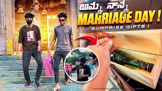 నాన్న కోసం Goa సరుకు😉 అమ్మ నాన్న Marriage Day కి Surprise Gifts