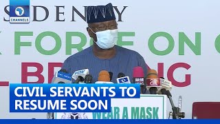 All Civil Servants To Resume October 19 - FG