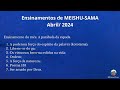 Áudio ensinamentos de meishu sama abril 24