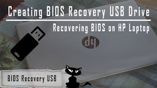 Creating BIOS Recovery USB Flash Drive | Recovering BIOS using USB | HP Laptop
