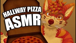 ASMR ∣ Furry Convention Hallway Pizza Roleplay 🍕 (Tapping \u0026 Italian)