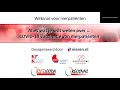 Webinar voor nierpatiënten coronavaccinatie