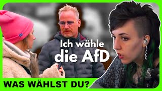 LocoLea Reaction | 'Ich wähle die AfD'' | Straßenumfragen mit Kim