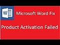 Product Activation Failed Microsoft Word 2010 Solution Product Activation Failed Microsoft Word 2010 Solution