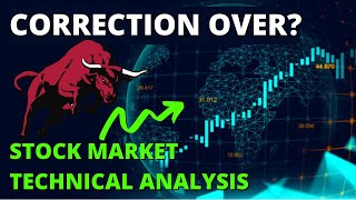 CORRECTION OVER? Stock Market Technical Analysis | S&P 500 TA | SPY TA | QQQ TA | DIA TA | SP500