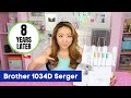 Brother 1034D Serger Review (8 YEARS LATER!) Best Value Sewing Machine?