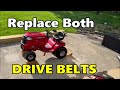 How to Change the Drive Belts on a Troy-Bilt Pony / Bronco