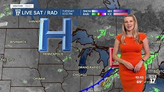 Tuesday Night Forecast: Patchy fog in spots, with sunshine returning