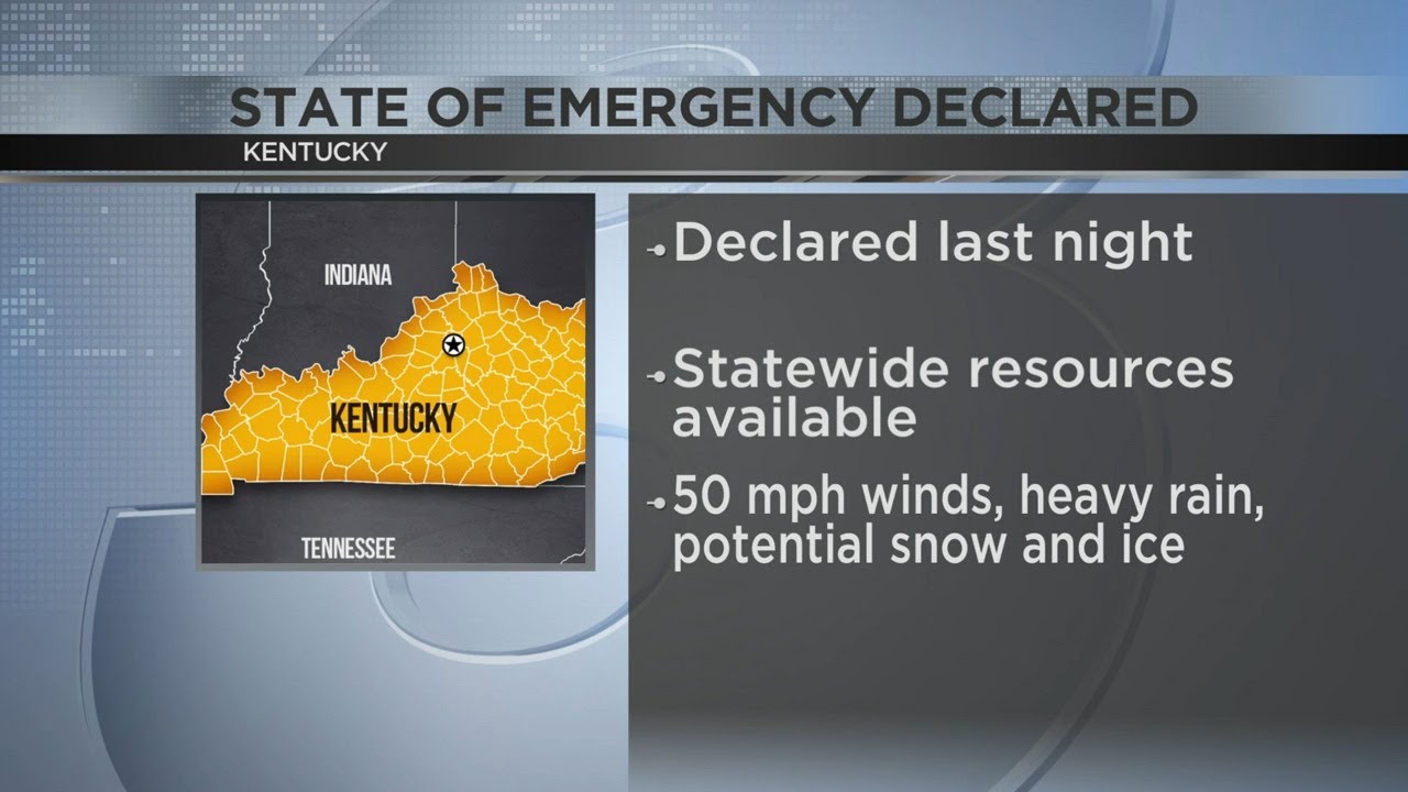 Gov. Beshear Declares State Of Emergency In Kentucky Due To Winter ...