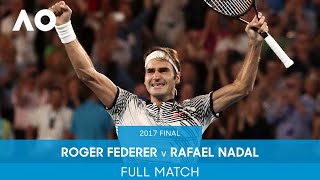 Roger Federer v Rafael Nadal Full Match | Australian Open 2017 Final