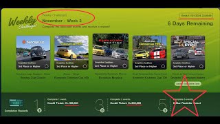 GT7 Gran Turismo 7 Weekly Challenge Nov. Week 3. Let's GO!!!!