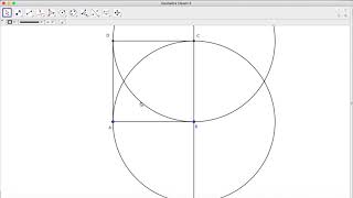 MTHE 3070 Constructions Square given side Geogebra