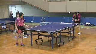 三島悠葵 vs 米田優空｜第30回東アジアホープス日本代表選考会 女子シングルス 第1ステージ Iリーグ