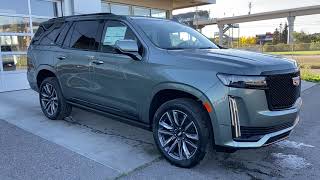 Green 2023 Cadillac Escalade 4WD Sport Platinum Review Calgary AB - Wolfe Calgary