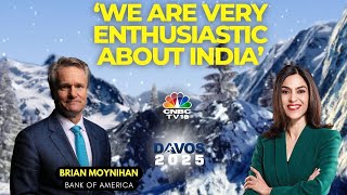 We Are Very Enthusiastic About India: Bank Of America CEO At Davos World Economic Forum 2025 | N18G