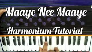 How To Play Maaye Nee Maaye By NFAK On Harmonium // Gaurav Anmol Music // Tutorial // 2019
