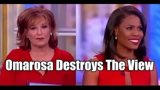 Omarosa Destroys Liberal The View Hosts During Hostile Interview