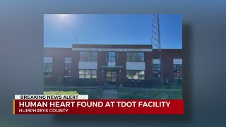 Human heart found in TDOT salt pile in Humphreys County