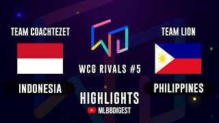 Philippines vs Indonesia WCG 2023 Rivals #5 - Full Game Highlights