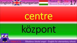 06 Általános iskolai angol / English for elementary schools angol szavak  kifejezések angol iskola