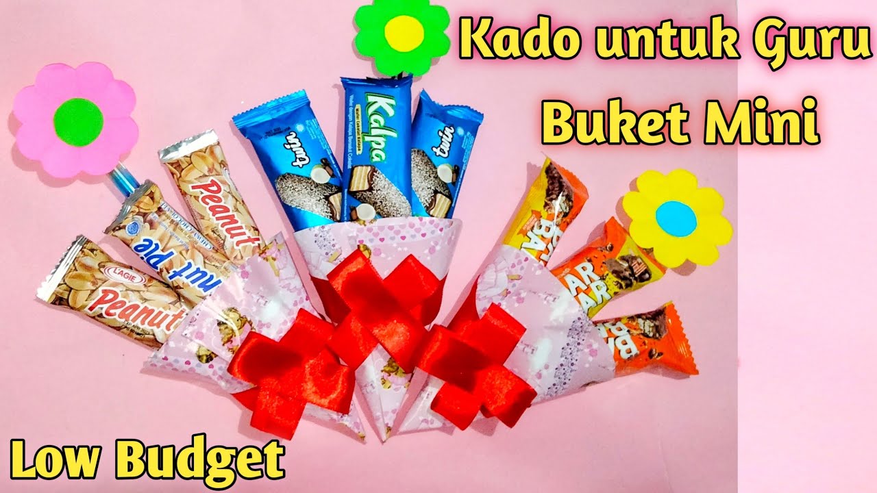 Ide Kado Hari Guru || Buket/Bouquet Mini Snack, Alat Tulis Untuk Hari ...