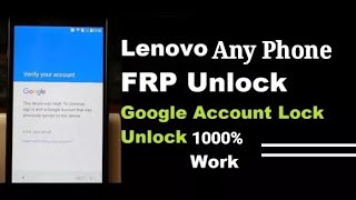 #Akexpose #Lanovo Lanovo FRC Remove Tricks 2019 1000% try  How FRP Bypass Tool Works?