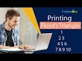 Java Program to Print Floyd's Triangle