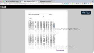 OverTheWire Natas Level 9 - Remote Command Exceution (RCE)