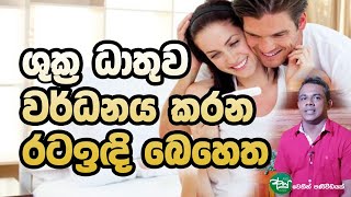 ශුක්‍ර ධාතුව වර්ධනය කරන රට ඉදි බෙහෙත