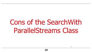 Java 8 SearchWithParallelStreams Example (Part 2)