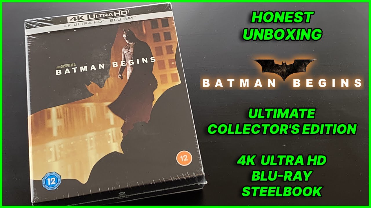 Batman Begins - 4K Ultra HD Ultimate Collector's Ed. (UHD) Blu-ray ...