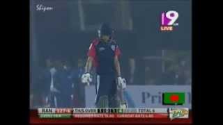 Nasir Hossain vs Shapoor Zadran ! in BPL 2013 { Rangpur Riders Vs Khulna Royal Bengals}