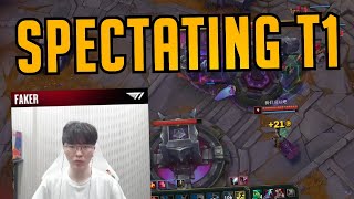 T1 Oner (Lee Sin) vs T1 Doran (Kennen) \u0026 T1 Gumayusi (Varus) - Spectating T1 in KR SoloQ/ 티원관전방