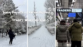 Life in Korea | Snowy day with My Korean Husband and Landers or S&R of Korea: Traders