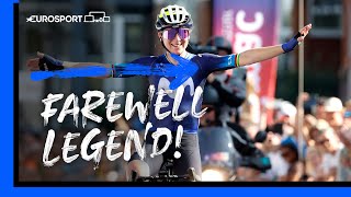 LEGEND! | Annemiek van Vleuten Crosses The Finish For The Final Time As A Professional Cyclist 🏁