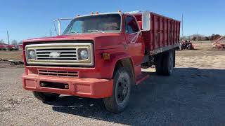 BIGIRON ONLINCE AUCTION 3-22-2023: 1973 Chevrolet C-60 S/A Grain Truck