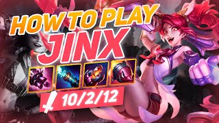 HOW TO PLAY JINX ADC SEASON 10 | BEST Build & Runes | Season 10 Jinx guide | League of Legends
