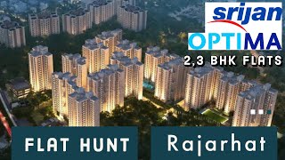 Flat Hunting in Rajarhat Kolkata | Srijan Optima Newly Launched Luxury Residential Project #rajarhat